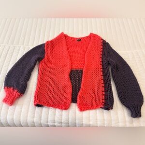 Colorblock Patchwork Cardigan